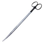 Metzenbaum (Nelson) Scissors, Super Cut, Curved, Blunt Tips, Black Ring Handles, Overall Length 9" (230mm) 