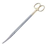 Metzenbaum-Nelson, Scissors, TC, Curved, Blunt Tips, Oval Shanks, Overall Length 9" (230mm) 