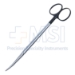 Metzenbaum (Lahey) Scissors, Super Cut, Curved, Bottom Blade Serrated, Delicate, Fine, Blunt Tips, Rounded Shanks, Black Ring Handles, Overall Length 7" (180mm) - 19-133201