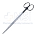 Metzenbaum Scissors, Super Cut, Straight, Blunt Tips, Bottom Blade Serrated, Rounded Shanks, Black Ring Handles, Overall Length 7" (180mm) - 19-133200
