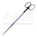 Metzenbaum (Lahey) Scissors, Super Cut, Straight, Bottom Blade Serrated, Delicate, Fine, Blunt Tips, Rounded Shanks, Black Ring Handles, Overall Length 7" (180mm) - 19-133197