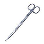 Metzenbaum Scissors, Curved, Overall Length 7" (180mm) 
