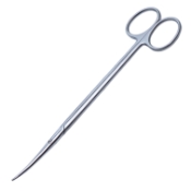 Metzenbaum Scissors, Curved, Delicate/Slender Blade, Overall Length 7" (180mm) 