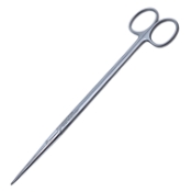 Metzenbaum Scissors, Straight, Blunt, Delicate/Slender Blade, Overall Length 8" (200mm) 