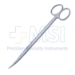 Metzenbaum Scissors, Curved, Blunt Blades, Ring Handles, Overall Length 7" (180mm) - 114-7043