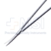 Metzenbaum Scissors, Curved, Delicate, Fine, Blunt Tips, Oval Shanks, Two Tone Finish, Overall Length 6-1/8" (155mm) - 19-13196