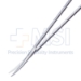 Metzenbaum Scissors, Curved, Delicate, Fine, Blunt Tips, Oval Shanks, Two Tone Finish, Overall Length 7" (180mm) - 19-13198