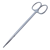 Metzenbaum Scissors, Straight, Delicate, Fine, Blunt Tips, Oval Shanks, Two Tone Finish, Overall Length 6-1/8" (155mm) 