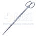 Metzenbaum Scissors, Straight, Delicate, Fine, Blunt Tips, Oval Shanks, Two Tone Finish, Overall Length 7" (180mm) - 19-13197