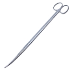 Metzenbaum Scissors, Curved, Blunt Tips, Two Tone Finish, Overall Length 12" (305mm) 