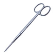 Metzenbaum Scissors, Straight, Blunt Tips, Oval Shanks, Two Tone Finish, Overall Length 5-3/4" (145mm) 