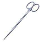 Metzenbaum (Lahey) Scissors, Straight, Delicate, Fine, Blunt Tips, Oval Shanks, Overall Length 5-3/4" (145mm) 