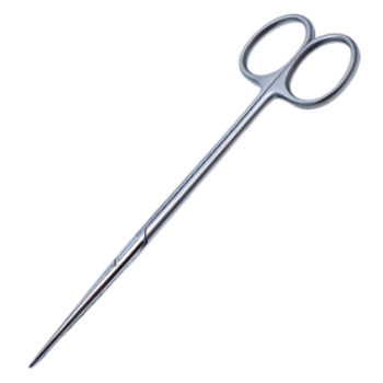 Metzenbaum (Lahey) Scissors, Straight, Delicate, Fine, Blunt Tips, Oval Shanks, Overall Length 5-3/4" (145mm) 