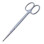 Metzenbaum Scissors, Straight, Oval, Overall Length 4-3/4" (125mm) 