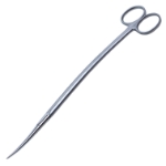 Metzenbaum Scissors, S Curved, Fine, Sharp Tips, Overall Length 9" (230mm) 