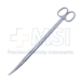Metzenbaum Scissors, Curved, Blunt Tips, Two Tone Finish, Overall Length 9" (229mm) - C4478