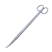 Metzenbaum Scissors, Curved, Blunt Tips, Two Tone Finish, Overall Length 9" (229mm) 