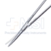 Metzenbaum Scissors, TC, Curved, Blunt Tips, Delicate, Slender Blades, Overall Length 7" (180mm) - 19-132207