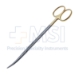 Metzenbaum Scissors, TC, Curved, Blunt Tips, Delicate, Slender Blades, Overall Length 7" (180mm) - 19-132207