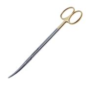 Metzenbaum Scissors, TC, Curved, Blunt Tips, Delicate, Slender Blades, Overall Length 7" (180mm) 