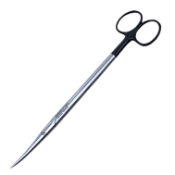 Metzenbaum Scissors, Super Cut, Curved, Blunt Tips, Overall Length 8" (203mm) 