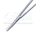 Metzenbaum Scissors, TC, Curved, Blunt Tips, Oval Shanks, Overall Length 7" (180mm) - 19-132201