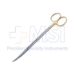 Metzenbaum Scissors, TC, Curved, Blunt Tips, Oval Shanks, Overall Length 7" (180mm) - 19-132201