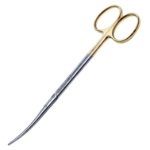 Metzenbaum Scissors, TC, Curved, Delicate, Fine, Blunt Tips, Oval Shanks, Overall Length 5-3/4" (145mm) 