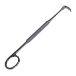 Meyerding Finger Retractor, Size 1, 7mm Wide x 18mm Deep Blade, Finger Ring, Overall Length 7" (178mm) 