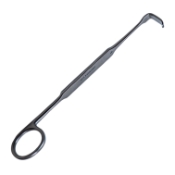 Meyerding Finger Retractor, Size 1, 7mm Wide x 18mm Deep Blade, Finger Ring, Overall Length 7" (178mm) 