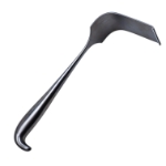 Meyerding Laminectomy Retractor, Large, Sharp Teeth, 2" (50mm) Wide x 3-3/4" (94mm) Long Blade, Ergonomic Handle, Overall Length 10" (254mm) 