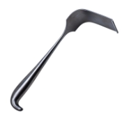 Meyerding Laminectomy Retractor, Large, Sharp Teeth, 2" (50mm) Wide x 3-3/4" (94mm) Long Blade, Ergonomic Handle, Overall Length 10" (254mm) 