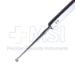 Meyerhoeffer Chalazion Curette, #2, 2mm Cup, Straight 31mm Shaft, Flat Handle, Polished Finish, Overall Length 5-1/8" (130mm) - 5-1893
