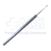 Meyerhoeffer Chalazion Curette, #2, 2mm Cup, Straight 31mm Shaft, Flat Handle, Polished Finish, Overall Length 5-1/8" (130mm) - 5-1893
