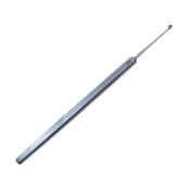 Meyerhoeffer Chalazion Curette, #3, 2.5mm Cup, Straight 31mm Shaft, Flat Handle, Polished Finish, Overall Length 5" (127mm) K3-1030,E0783,08-06105,OP1781,9108E,K3-1030,08-06105,E0783