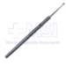 Meyerhoeffer Chalazion Curette, #4, 3.5mm Cup, Straight 31mm Shaft, Flat Handle, Polished Finish, Overall Length 5-1/8" (130mm) - 5-1895