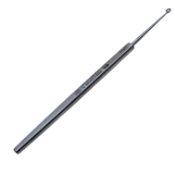 Meyerhoeffer Chalazion Curette, #4, 3.5mm Cup, Straight 31mm Shaft, Flat Handle, Polished Finish, Overall Length 5-1/8" (130mm) K3-1040,E0784,08-06106,OP1780,9109E,K3-1040,08-06106,E0784