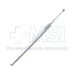 Meyerhoeffer Round Curette, 4mm Cup, Overall Length 5" (127mm) - 19100-1172-40