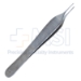 Micro Adson Tissue Forceps, Extremely Delicate Diamond Dusted Jaws, 1 x 2 Teeth, Overall Length 4-3/4" (121mm) - 22-10120-DD
