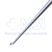 Micro Discectomy Cervical Curette, Size 0, Forward, Angled, XL, Bayonet Shape, Working Length 4.1" (104mm), Overall Length 9-1/2" (240mm) - 573742C