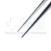 Micro Dressing Forceps, Straight, 1mm Diamond Coated Tips, Flat Serrated Handle, Overall Length 7-3/8" (188mm) - 5115-84