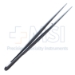 Micro Dressing Forceps, Straight, 1mm Diamond Coated Tips, Flat Serrated Handle, Overall Length 7-3/8" (188mm) - 5115-84