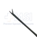 Micro Ear Forceps, Smooth 4.5mm x 0.9mm Jaws, Straight, Fine Model, Ebony Finish, Shaft Length 82mm - 232-D40-01-EB