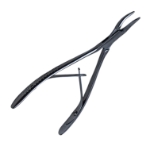 Micro Friedman Rongeur, Angled 30 Degrees, 1.5 x 5mm Bite, Extremely Delicate, Used For Soft Tissue, Cancellous Bone Only, Overall Length 5-1/2" (140mm) 