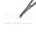Micro Needle Holder, Curved, Without Lock, 8mm Mid-Screw To Tip, 0.4mm Tips, Overall Length 7" (180mm) - 19.T-B-29-9AI