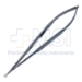 Micro Needle Holder, Straight, Scissor, 4mm x 1mm, Overall Length 7" (178mm) - 23-820-18