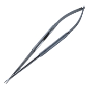 Micro Needle Holder, Straight, Scissor, 4mm x 1mm, Overall Length 7" (178mm) 