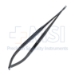 Micro Surgery Needle Holder, Straight, 0.6mm Tips, Rounf Handle, With Lock, Overall Length 7-1/8" (181mm) - 28-2135MX