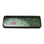 Micro Tray, Base, Lid, Mat, Dimensions 2-1/2" x 7-1/2" x 3/4" (63mm x 190mm x 19mm) 