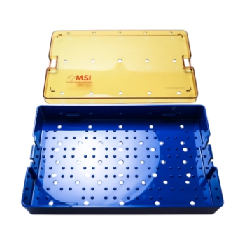 Micro Tray, Deep Base Lid, Dimensions 6" x 10" x 1-1/2" (152mm x 254mm x 38mm) 